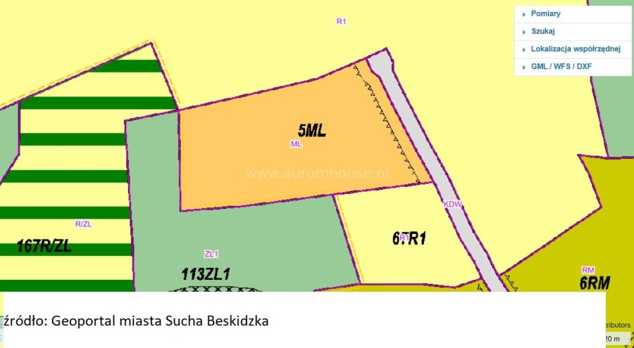 suski, Sucha Beskidzka, Sucha Beskidzka, Korczaki, Plot for sale