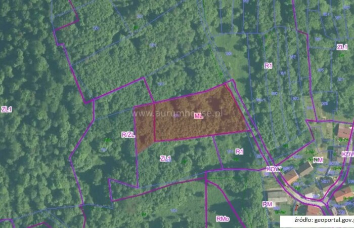 Małopolskie, suski, Plot for sale